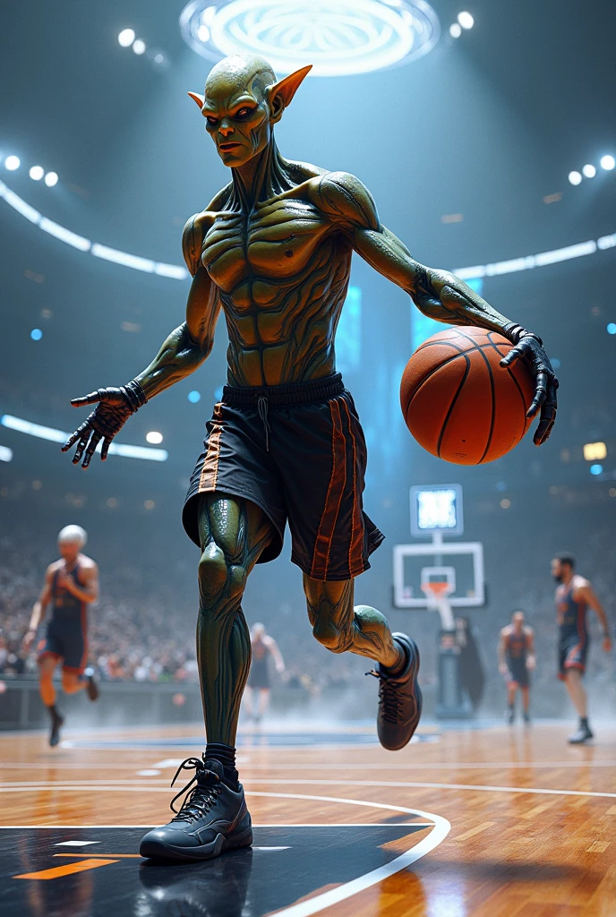 Create a Strong Basketball Playing Alien