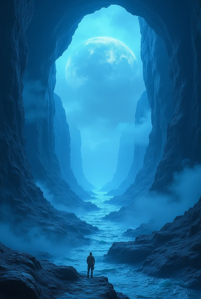surround sound, immersive sound, powerful sound, bass impact, blue color, no appliance, no speaker product, imagine, no building structure, no people, no machine