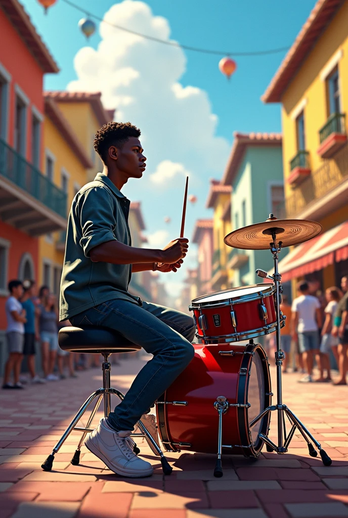 Drummer on the square