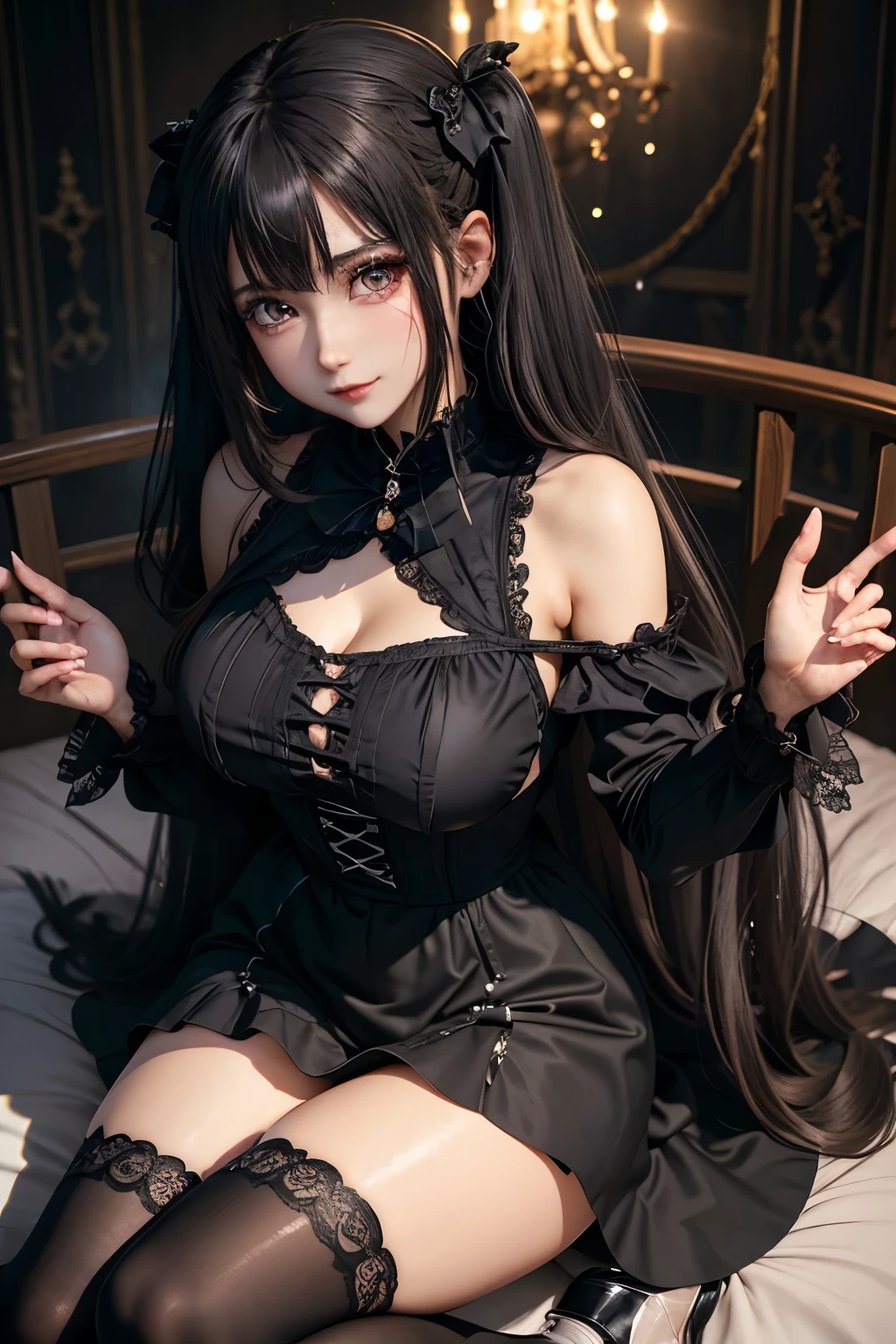 ハードなDark Gothicメイク、Black dark eyeshadow、sad、Good skin radiance、Dark Gothicメイク、Dark smile、palace、The beauty of fragrance、24-years-old、Expressions of intense sexual pleasure、Embarrassed look、Dark Gothic、Highest quality、Expression of sexual pleasure without pain、Drunk face、Purple maid outfit、mysterious、noble、Loving smile、Twin tail hair、Right eye is blue、Left eye is red、Super tempting pose、Platform heel shoes、Heavy makeup、Gothic Clothing、Silver Hair、Long Hair Straight Hair、Cute Gothic Dresses、Beautiful Face、Elegant face、Attractive face、Stained glassの背景、Chest glistening with sweat、The room is dark、goth long dress、Bell Sleeves、Wizard Sleeve、Decadent look、Sexually excited expression、Wet shiny thigh water、Thighs that are wet and shiny with oil、Background of a room full of roses、Sad look、Rose Maiden、The embroidery is pink、The dress has pink embroidery.、Thigh-high socks、Knee-high socks、Gentle expression、Dark black eyeshadow、Stained glassとバラの背景、Thighs are a little thin、Female Duo、Female couple、dark church background、Stained glass、Black metal world、Dark Castle、Dark Room、Slender body、gothic long dress、Victorian dress、Small breasts、The bed is covered with roses、Her thighs are shining with sweat、My body is wet and shiny、There is a lot of glitter on the thighs、I am sweating、My thighs are sticky with sweat.、My thighs are glistening with sweat、My whole body is sweaty and shiny、I sweated a lot.、My thighs are sweaty、My wet thighs are glistening with sweat.、There is a lot of sweat shining all over my body、Slender body、Sit on the bed、Beautiful legs、Outstretched legs、Hands on the bed、Super beautiful straight hair、Straight hair to the ends、Straight Perm Hair、Show off your glamorous thighs、Ass on the bed、Sitting with legs wide apart、Thighs are a little glamorous、facial expressions during masturbation、Extremely fair skin、Small breasts、Panting expression、Playing the synthesizer、Synthesizer shines、A synthesizer instrument is nearby、