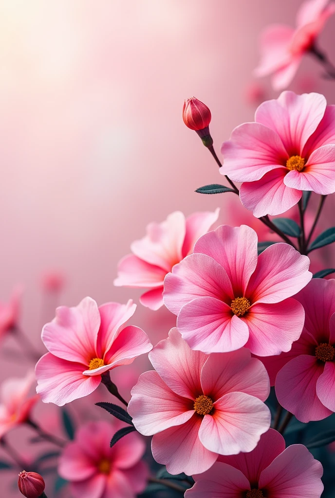 Text of “Rosita Flowers” in capital letters text With flowers  

