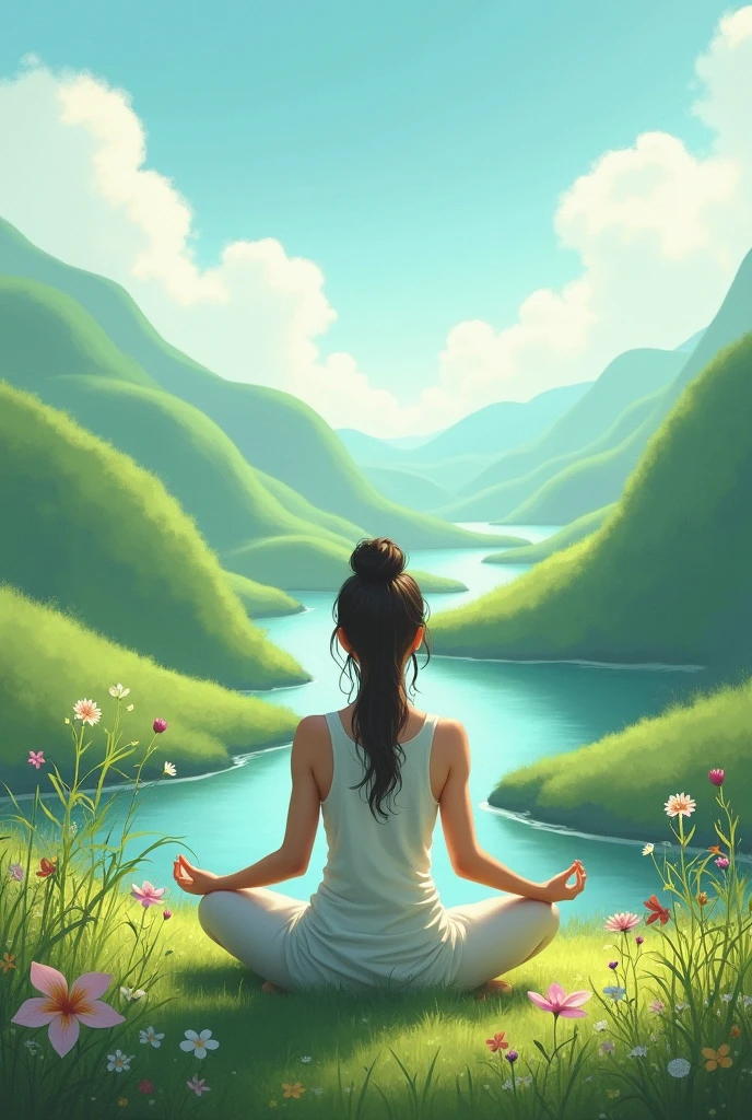 create a thought image of peace