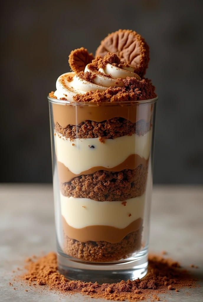 Coffee desserts in a glass