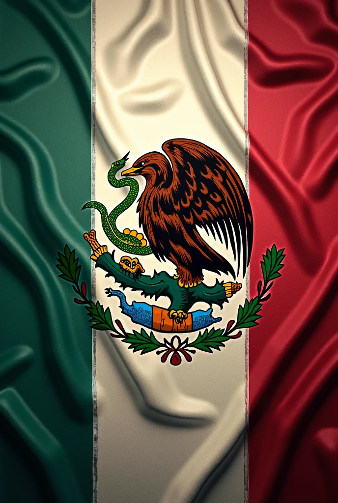 Flag of the Mexican Empire and Great Colombia combined
