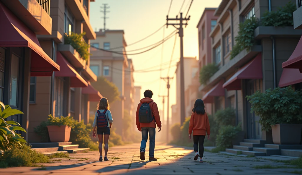 In 3D animation.What does the story teach about the importance of finding safe spaces during a crisis?