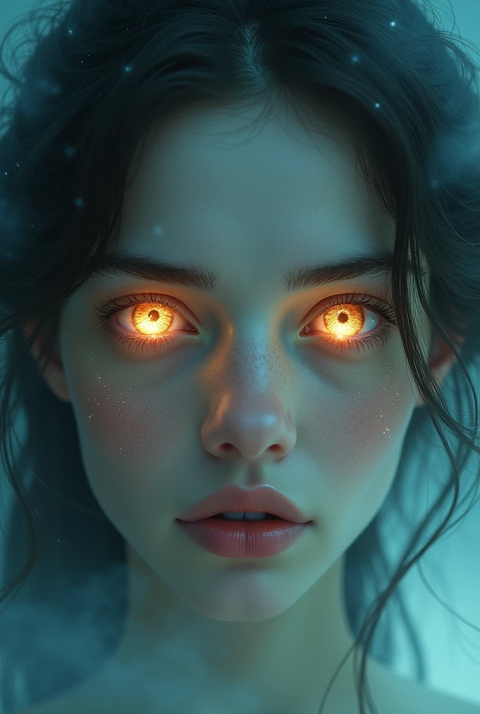Her eyes are the aurora borealis, her eyes are the light, the sun and the moon
create photo She did not kill me with spears, daggers, or rifle bullets, but rather her eyes killed me leonardo da vinci