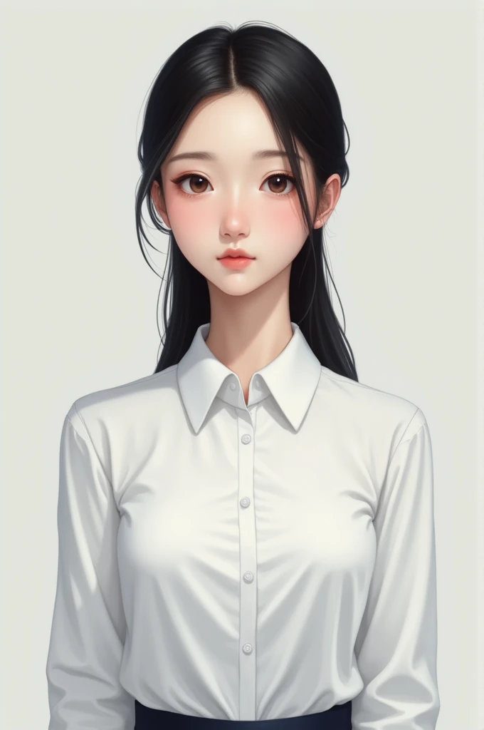 White chest female student