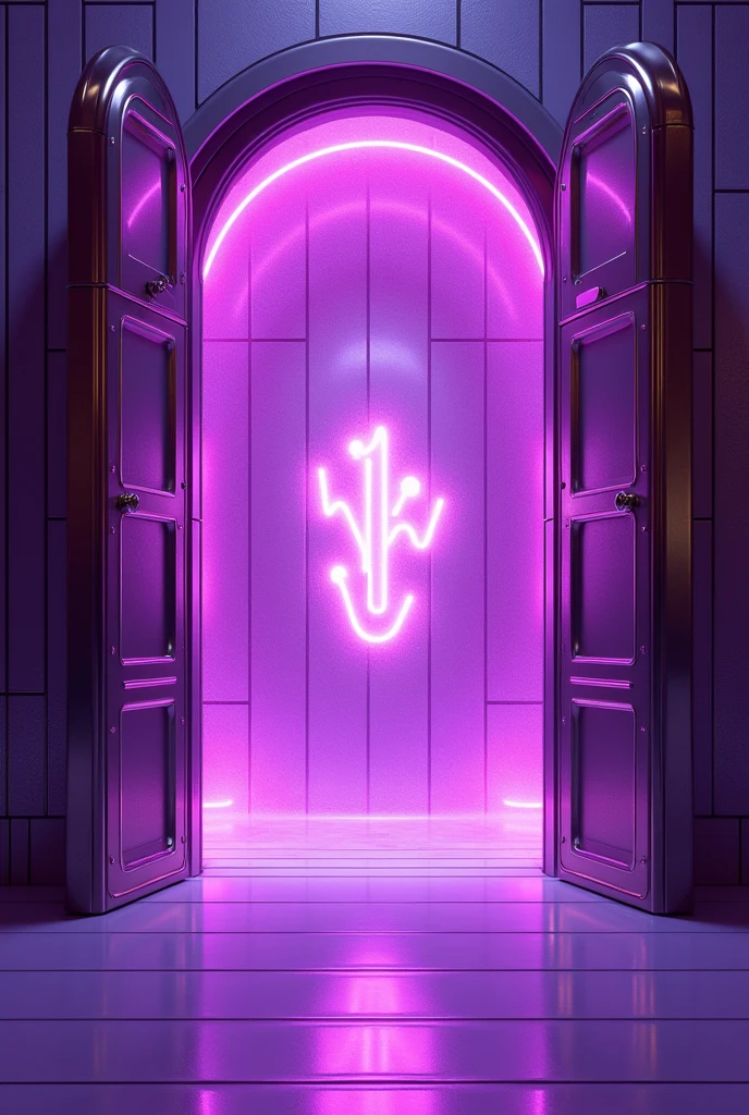 It creates a scene where it looks like a glamorous purple vault, and when the stripes are opened, ultraviolet lights can be seen. Inspired by a box of Barbie dolls