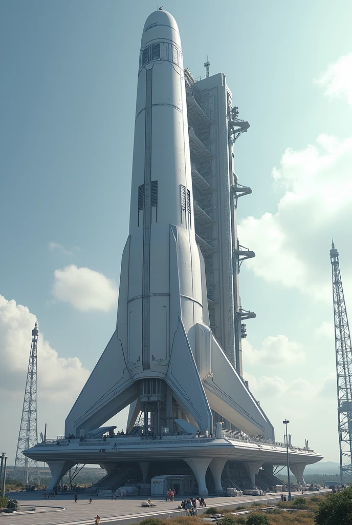 futuristic rocket