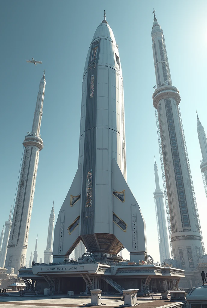 futuristic rocket