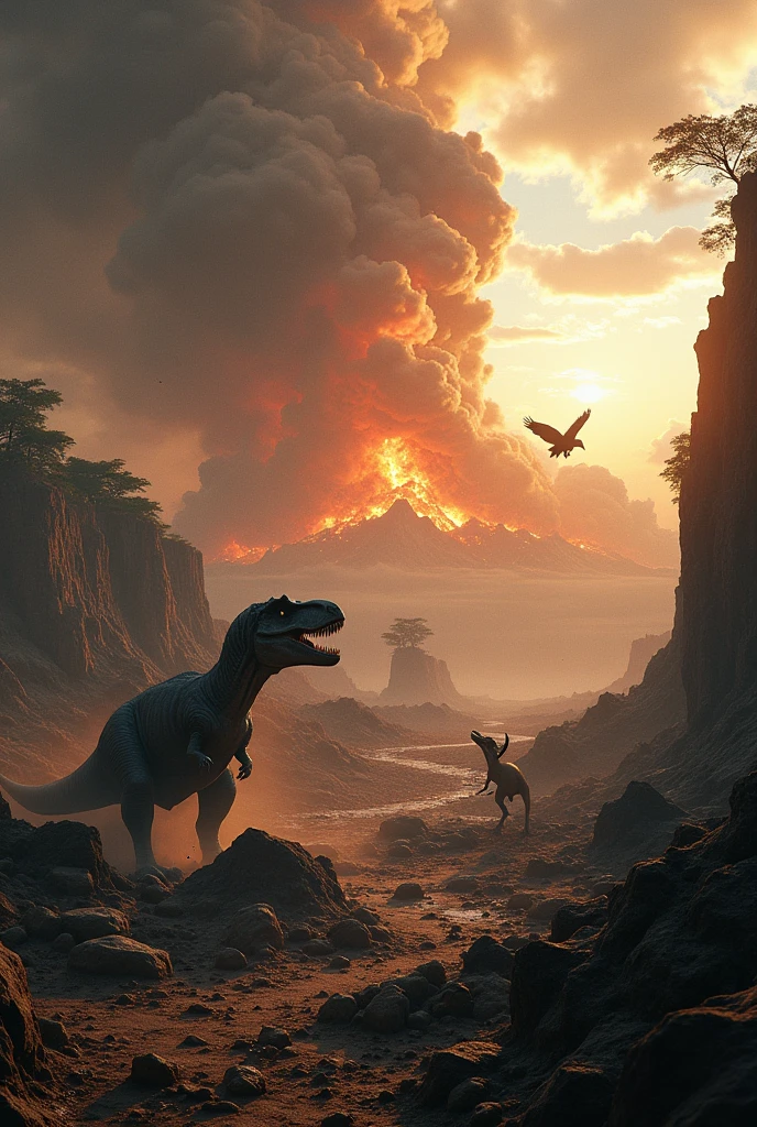 Reconstructing the scene of dinosaur extinction