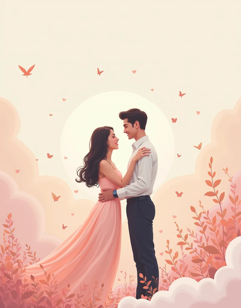 Aesthetic matching wallpaper couple