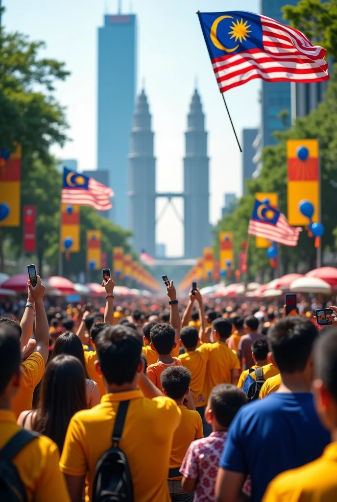 Malaysia National Day scene