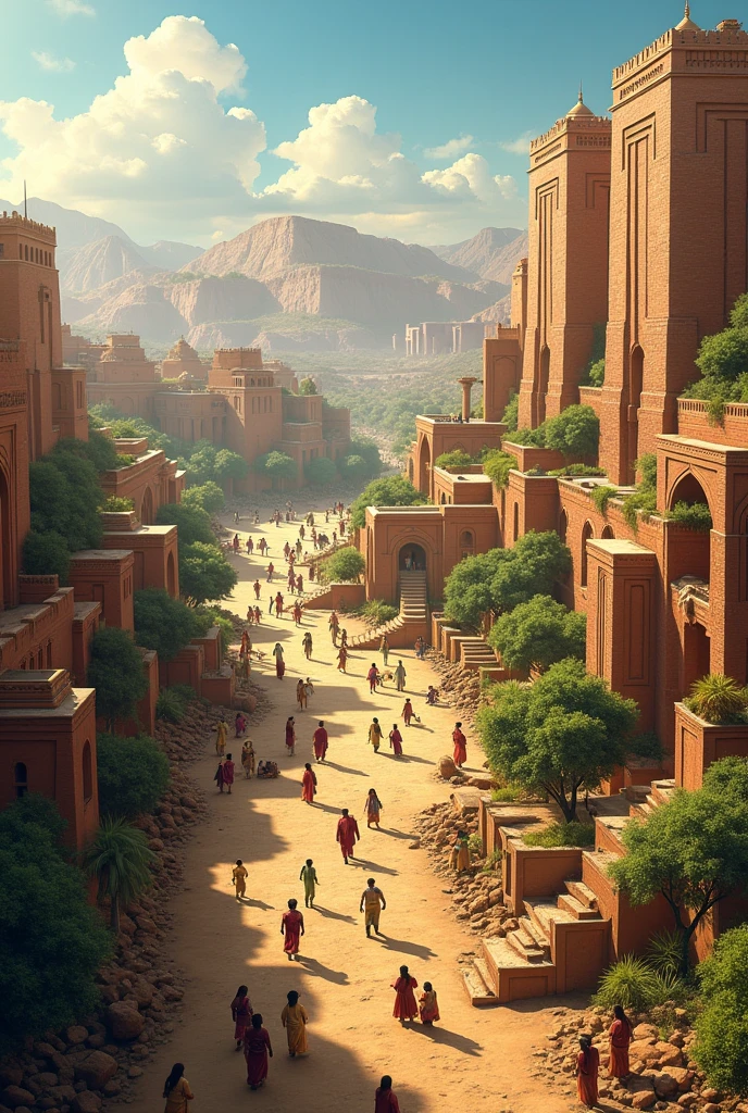 The Indus Valley Civilization, one of the world's oldest, flourished around 2500 BCE in India,