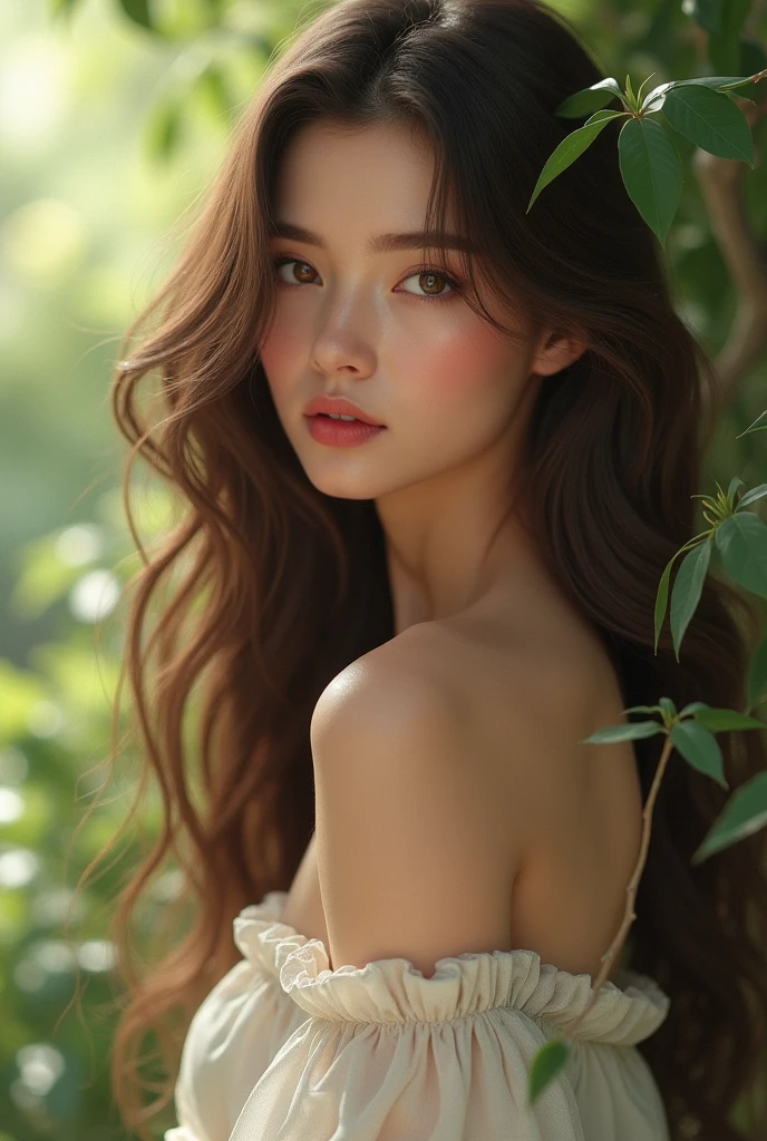 Fille 24 ans belle cheveux brun mince