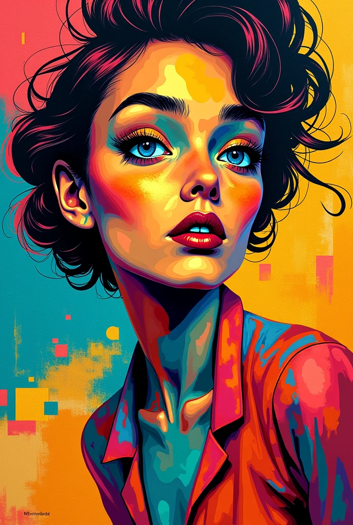 A pop art