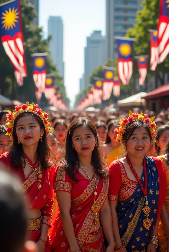 Malaysia's National Day is more colorful with three racial elements
