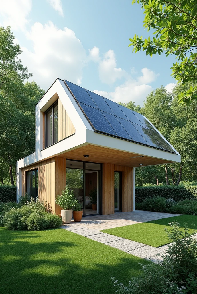 Maison les panneaux solaire abris de jardin carport et toiture