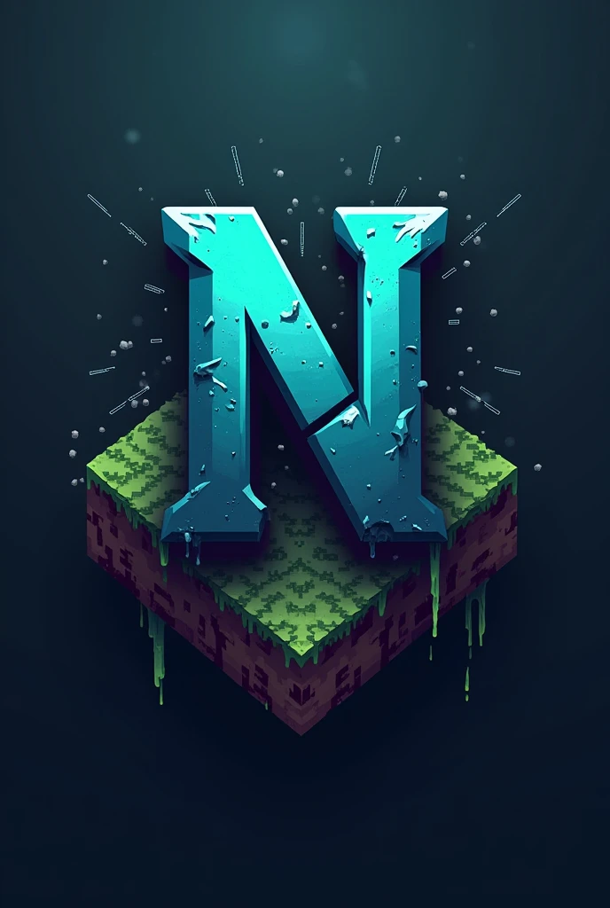 Logo for a minecraft server with the letter n