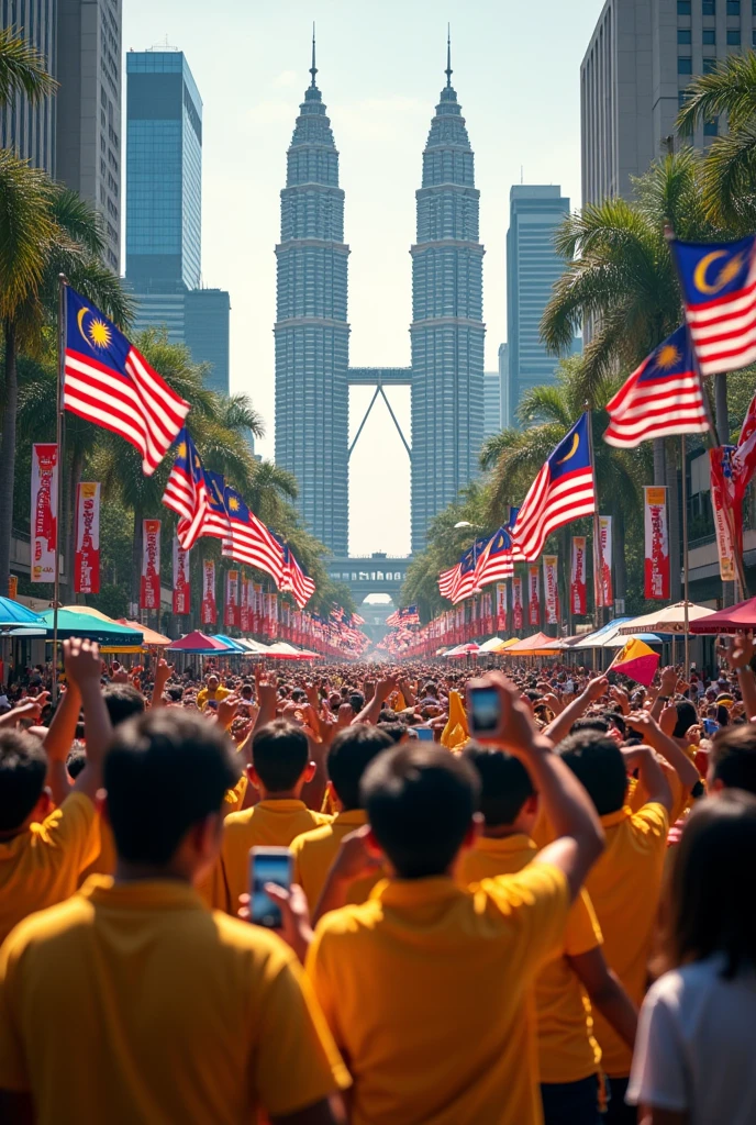 Malaysia National Day scene