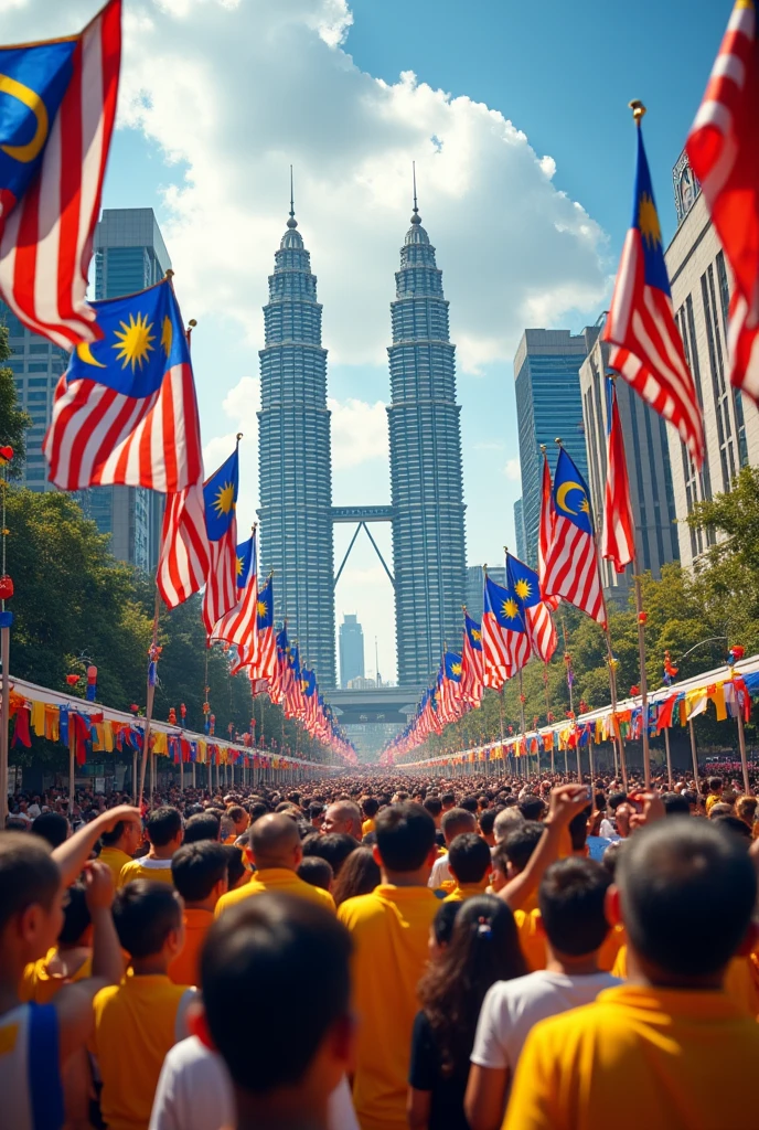 Malaysia National Day scene