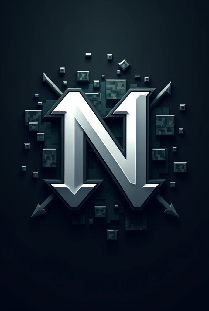 Logo for a minecraft server with the letter n