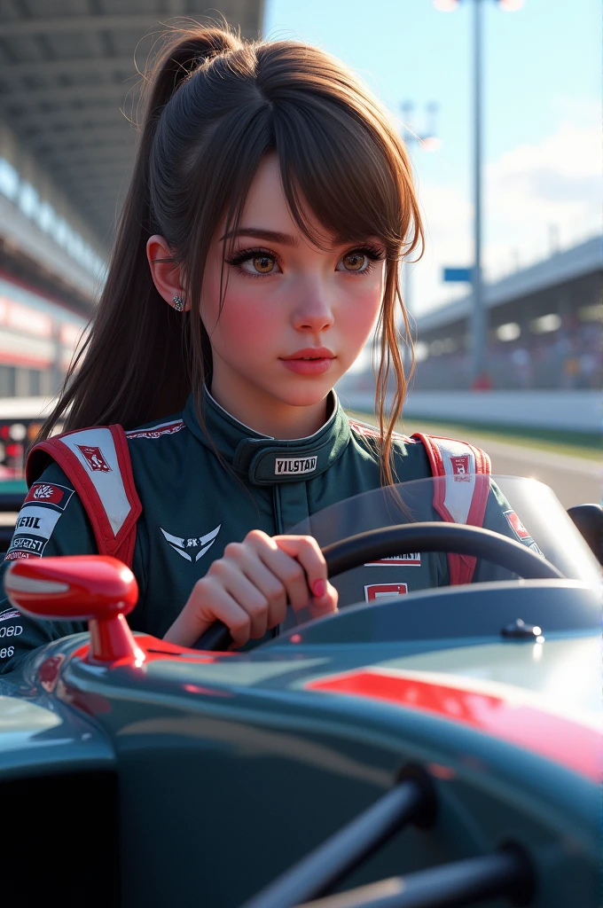 girl, racer