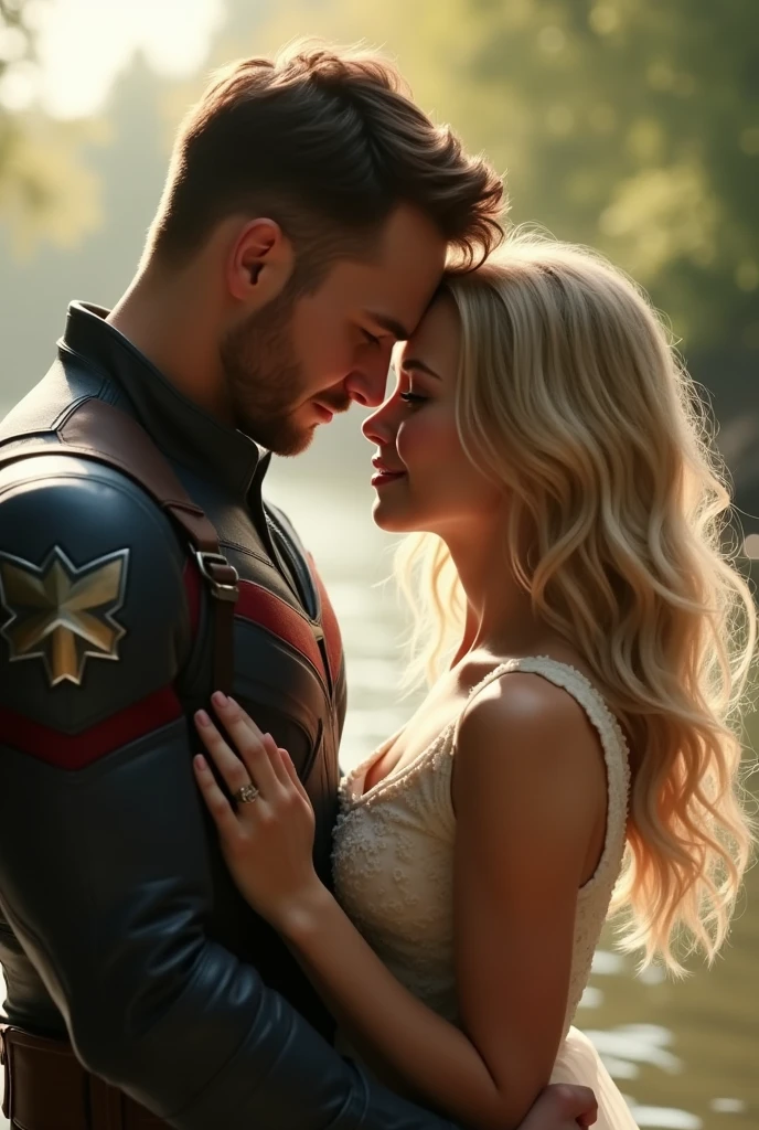 Bucky Barnes and Dove Cameron as a couple