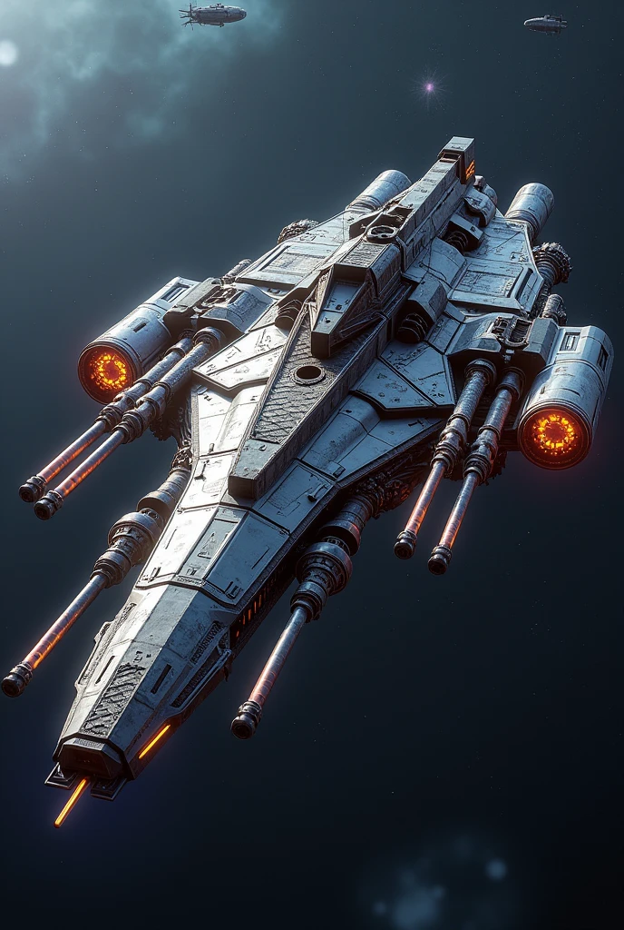 spaceship, Techpunk, cannons