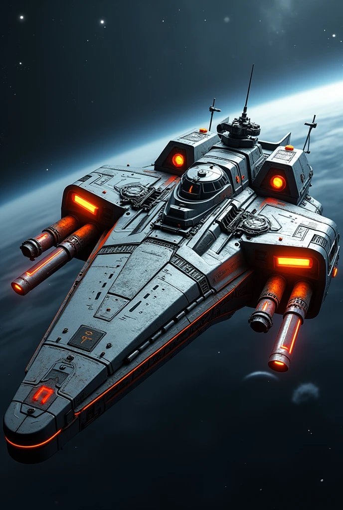 spaceship, Techpunk, cannons