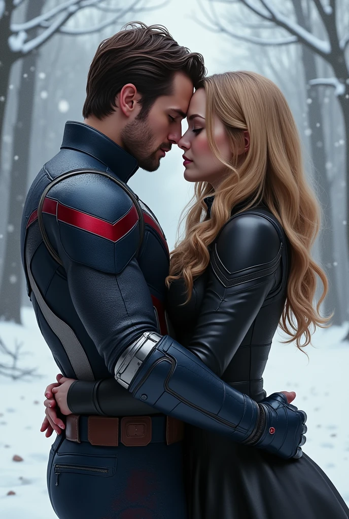 dove cameron and the winter soldier from Marvel as a couple