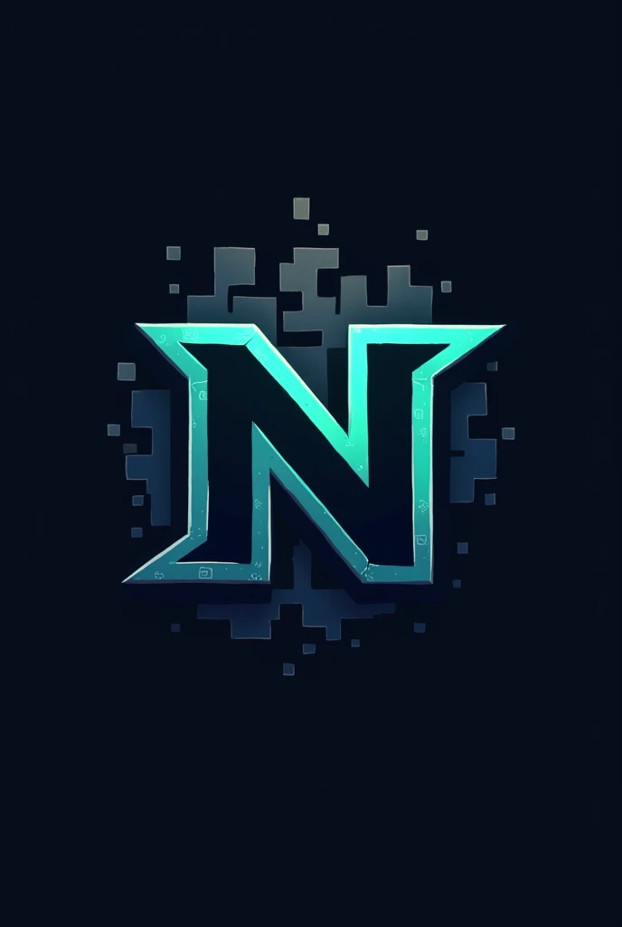 Logo for a minecraft server with the letter n