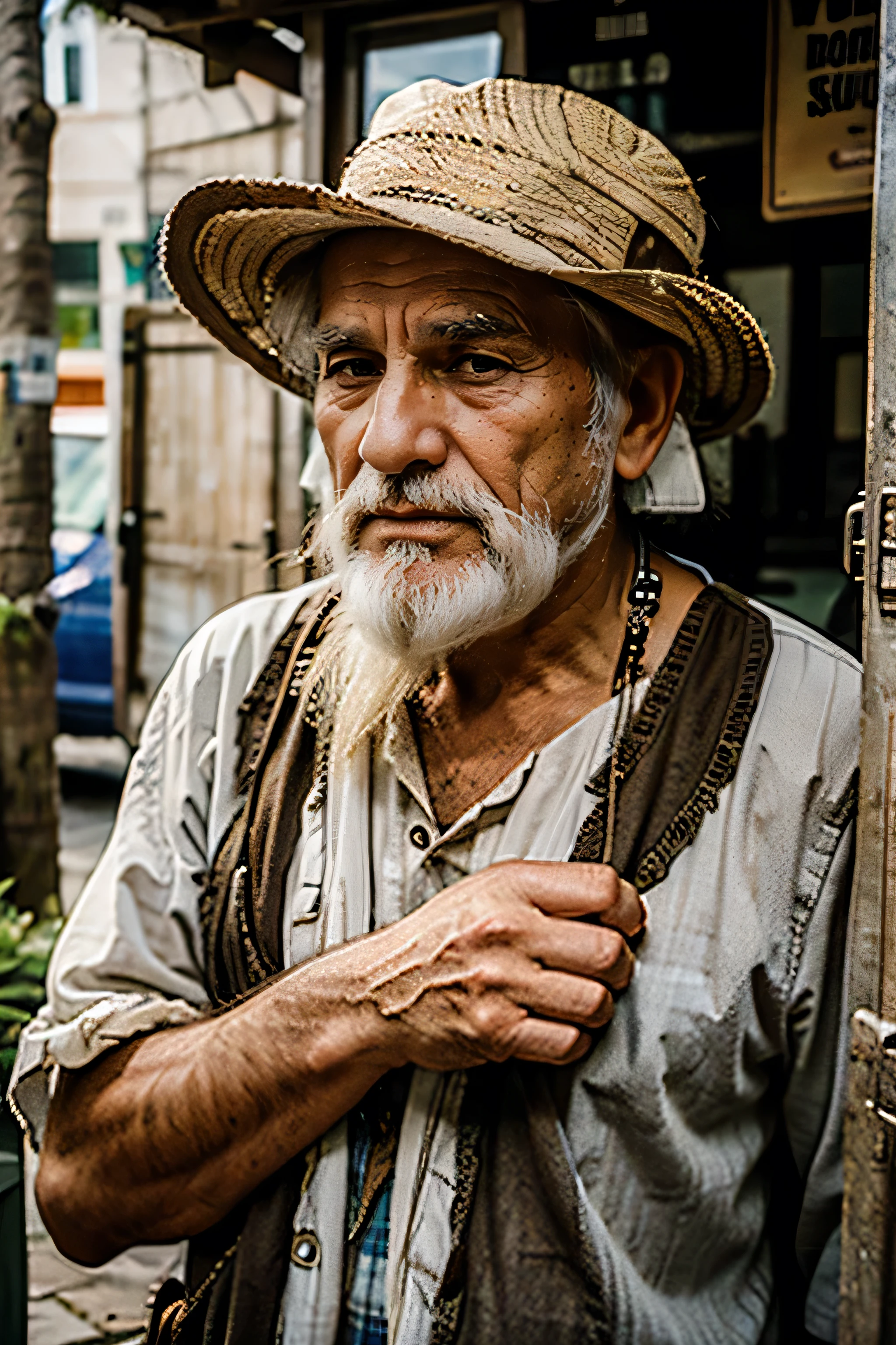 An old gypsy man 