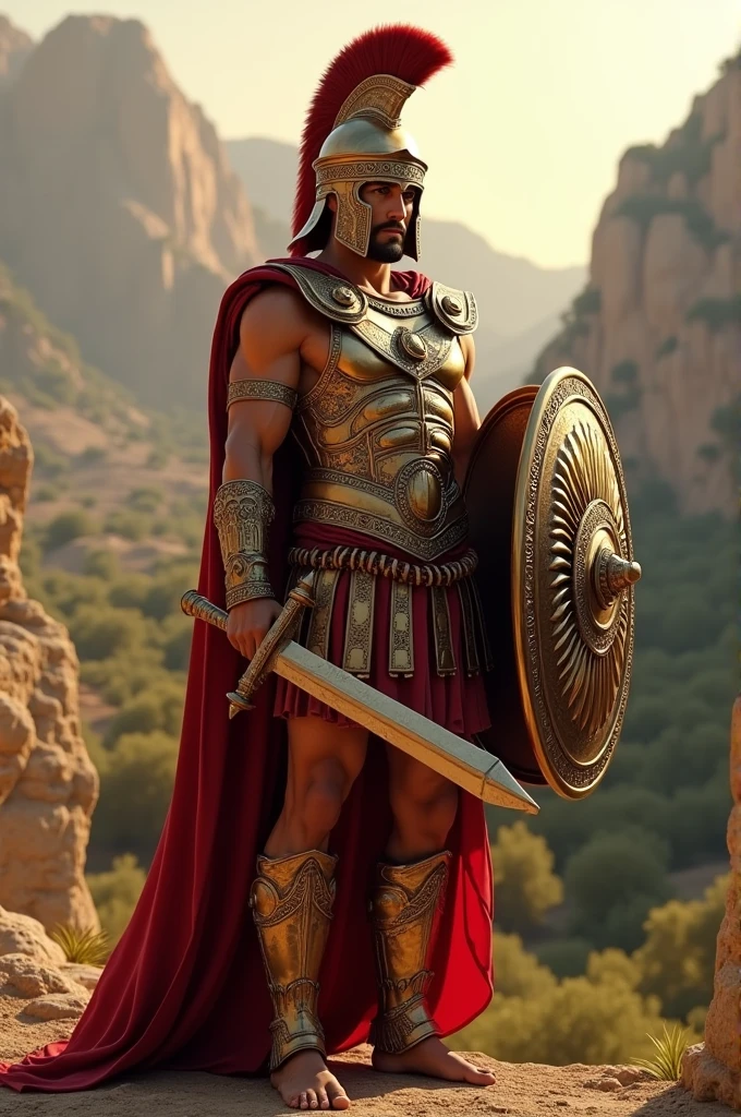 An ancient greek warrior