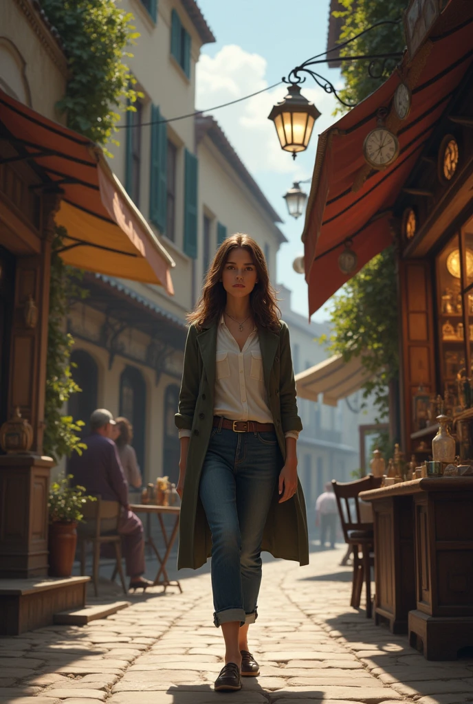 Ana decided to ignore the watchmaker and keep walking.