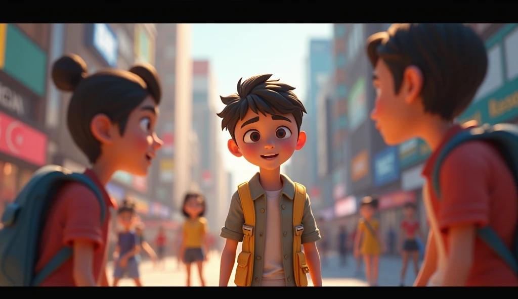 In 3D animation.What does the story teach about the importance of remaining calm in a crisis?