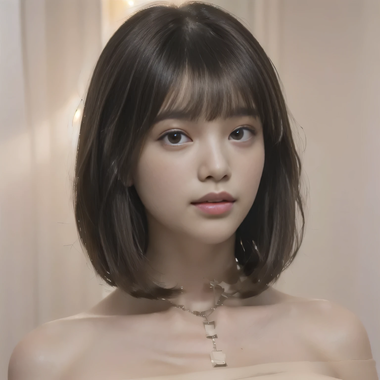 ,Random Pause, Mix 4,,(Highest quality, masterpiece, 
girl, whole body, naked, NUDE, naked nipple vagina
, neat hair With bangs, With bangs, , Short Hair With bangs, 