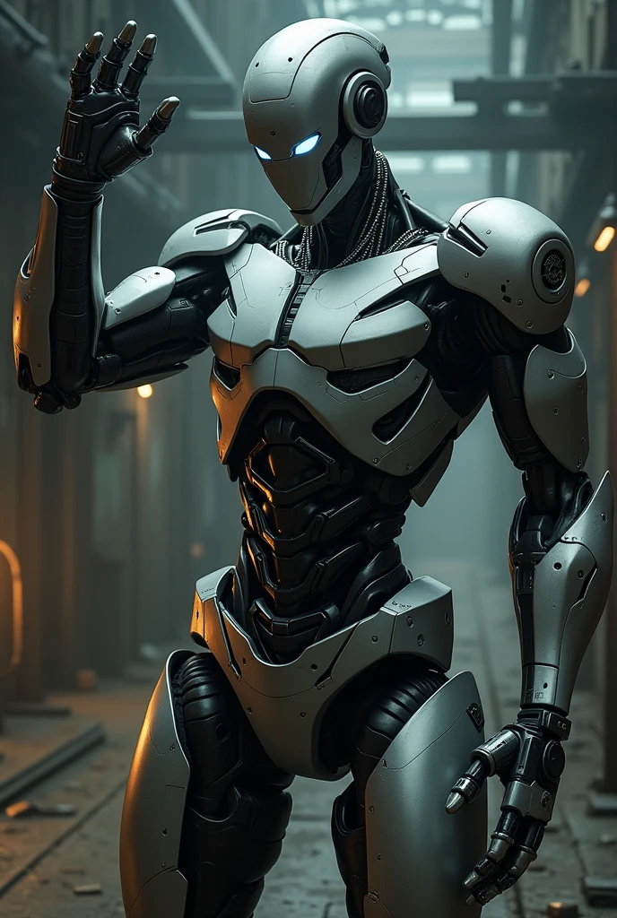  Male human robot poses 🤘