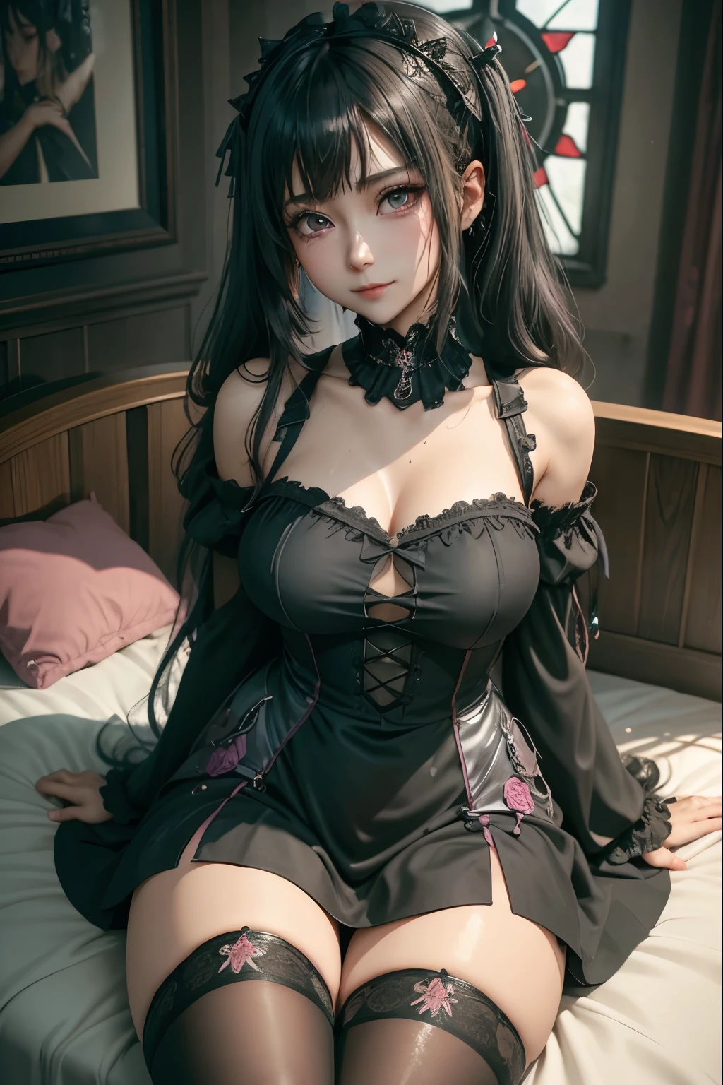 ハードなDark Gothicメイク、Black dark eyeshadow、sad、Good skin radiance、Dark Gothicメイク、Dark smile、palace、The beauty of fragrance、24-years-old、facial expressions during masturbation、Extremely fair skin、Expressions of intense sexual pleasure、Playing the synthesizer、Synthesizer shines、A synthesizer instrument is nearby、Embarrassed look、Dark Gothic、Highest quality、Drunk face、Purple maid outfit、mysterious、noble、Loving smile、Twin tail hair、Right eye is blue、Left eye is red、Super tempting pose、Platform heel shoes、Heavy makeup、Gothic Clothing、Silver Hair、Long Hair Straight Hair、Cute Gothic Dresses、Beautiful Face、Elegant face、Attractive face、Stained glassの背景、Chest glistening with sweat、The room is dark、goth long dress、Bell Sleeves、Wizard Sleeve、Decadent look、Sexually excited expression、Wet shiny thigh water、Thighs that are wet and shiny with oil、Background of a room full of roses、Sad look、Rose Maiden、The embroidery is pink、The dress has pink embroidery.、Thigh-high socks、Knee-high socks、Gentle expression、Dark black eyeshadow、Stained glassとバラの背景、Thighs are a little thin、Female Duo、Female couple、dark church background、Stained glass、Black metal world、Dark Castle、Dark Room、Slender body、gothic long dress、Victorian dress、Small breasts、The bed is covered with roses、Her thighs are shining with sweat、My body is wet and shiny、There is a lot of glitter on the thighs、I am sweating、My thighs are sticky with sweat.、My thighs are glistening with sweat、My whole body is sweaty and shiny、I sweated a lot.、My thighs are sweaty、My wet thighs are glistening with sweat.、There is a lot of sweat shining all over my body、Slender body、Sit on the bed、Beautiful legs、Outstretched legs、Hands on the bed、Super beautiful straight hair、Straight hair to the ends、Straight Perm Hair、Show off your glamorous thighs、Ass on the bed、Sitting with legs wide apart、Thighs are a little glamorous、Small breasts、Panting expression、facial expressions during masturbation、Extremely fair skin、