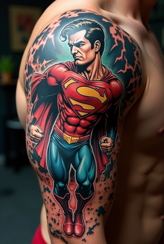Superhero tattoos 