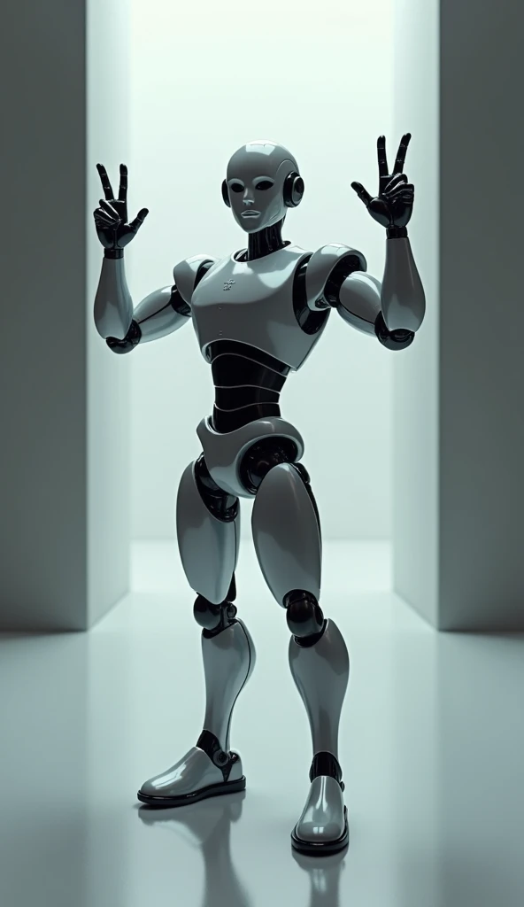  Male human robot poses ✌✌