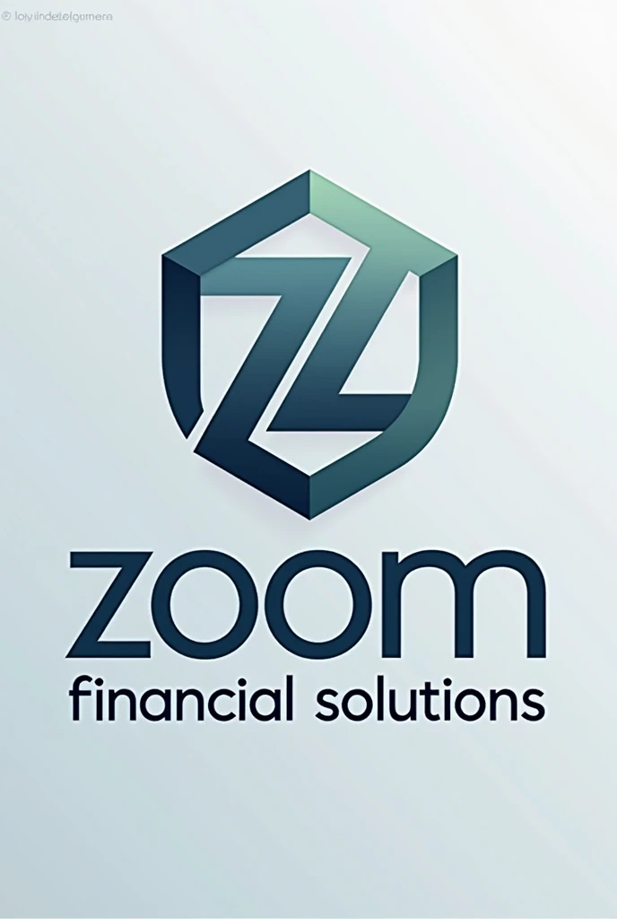 logo of "Zoom Financial Solutions" even more professional and attractive to customers, here are more refined suggestions: design concept: Design should capture the essence of trust, speed and accessibility. Think of a logo that not only stands out visually, but that tells a story of financial efficiency and ease of access. A minimalist and sophisticated design helps reinforce the idea of professionalism. Main symbol: An abstract symbol that combines elements of a growth chart, a lightning bolt or a stylized arrow can represent the speed and efficiency of financial services. Incorporating a subtle image of a circle or shield can add a sense of protection and security., important elements for a financial company. Advanced Typography: Opt for modern, sans-serif typography, perhaps with a slight customization to differentiate your brand. Capital letters convey authority, while careful spacing between letters provides a sense of balance and clarity. the name "Zoom" can be highlighted with a slight tilt or a different color to emphasize the idea of speed. Paleta de cores: In addition to shades of blue and green, that are traditional in financial services, adding a shade of silver or metallic gray can add a touch of sophistication. Dark blue combined with vibrant green or touches of gold can suggest prosperity and exclusivity., attracting a wider audience. Additional Visual Elements: Incorporating dynamic lines or soft geometric shapes can help guide the eye and create a sense of movement and progress., reflecting the company's mission to provide fast, hassle-free solutions. Versatility: Make sure your logo is legible and impactful in different sizes and formats., both in paper and digital, and that works well in monochrome versions to maintain flexibility of use.