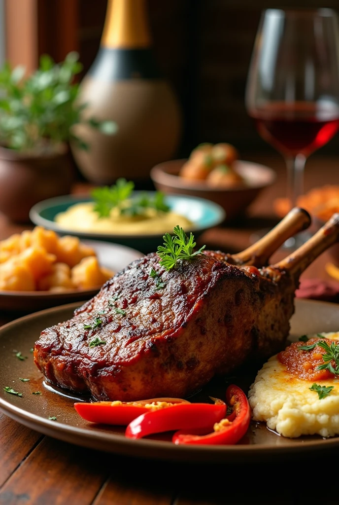 Contributions of European food to Uruguayan food, roast and various dishes