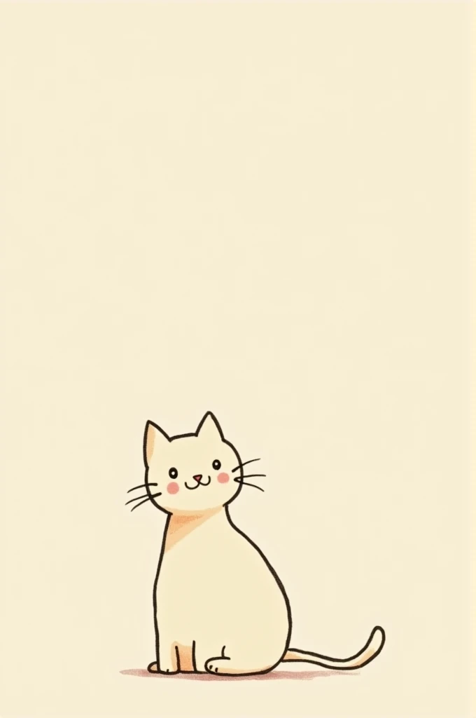 Make me a stick cat, like the one from the youtuber Fisher but that has something that differentiates it from him