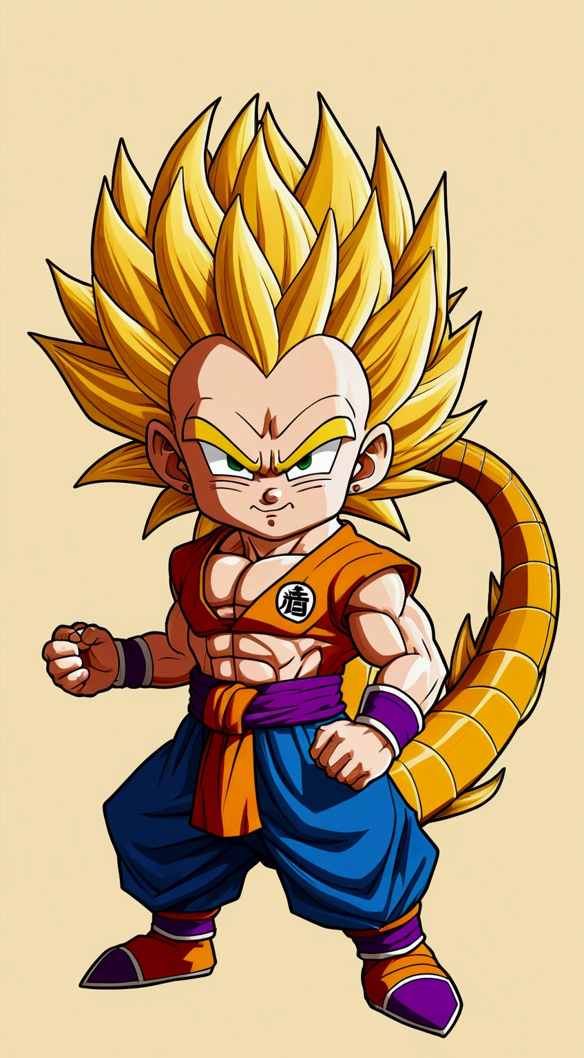 Very cute cartoon dragon with a big tail, Super Saiyan 3, super sayan, Character Dragon Ball, Super Saiyan, boo, going Super Saiyan, Gogeta, jesus christ going Super Saiyan, super sayian Wukong, Dragon Ball Style, Dragon Ball Z Style, Super Saiyan Wukong, Wukong, son Wukong