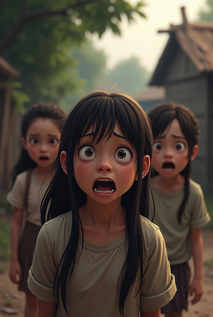 In the morning, people of the village found ignorant youth outside the house. The fear of fear in their eyes and panic in the face is evident.