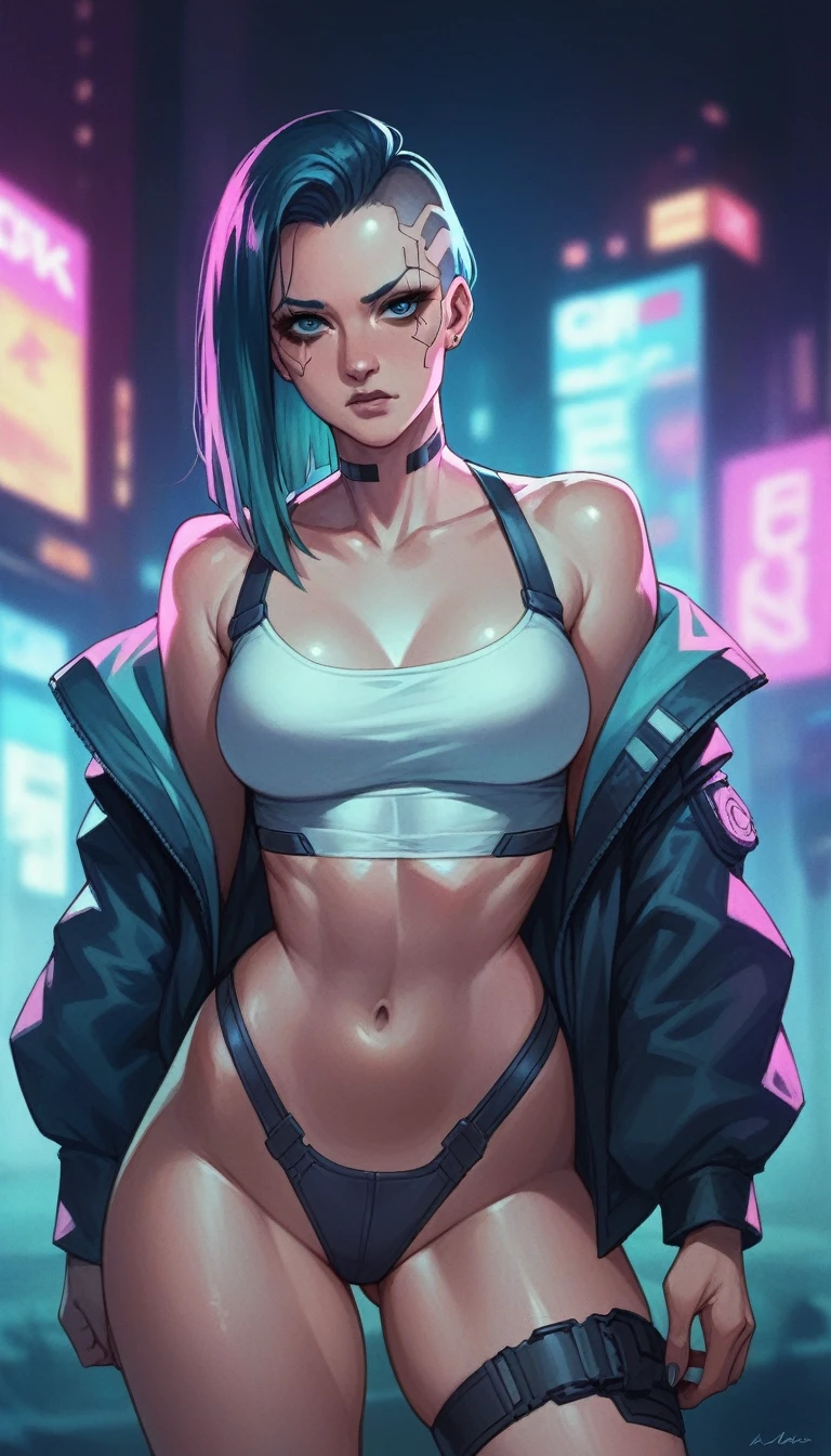 cyberpunk city