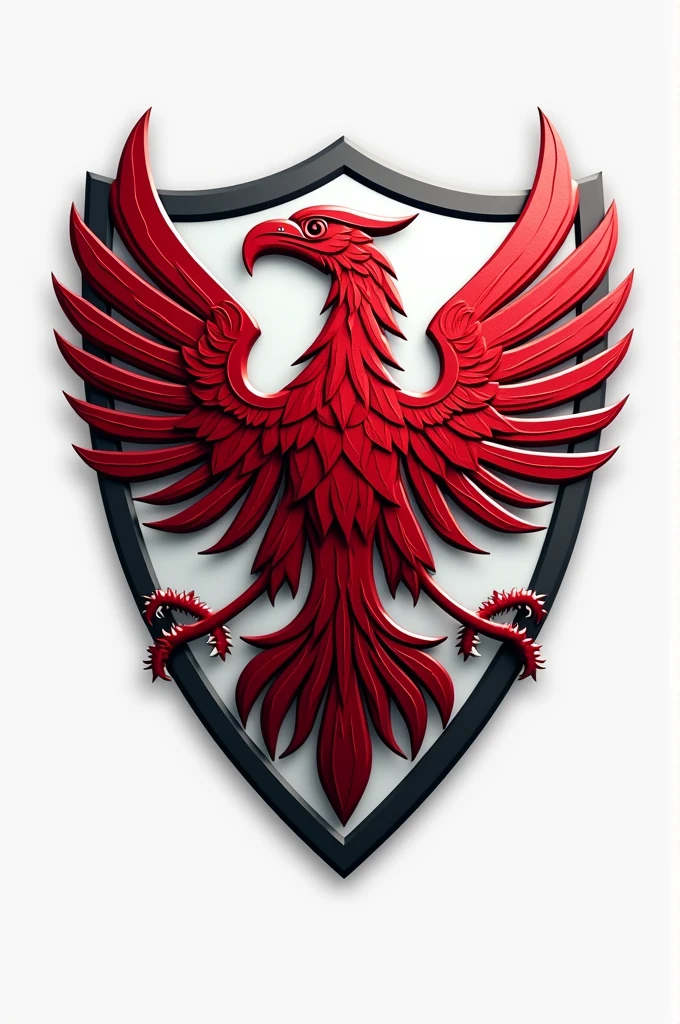A football shield that is similar to the River Plate one with a transparent background