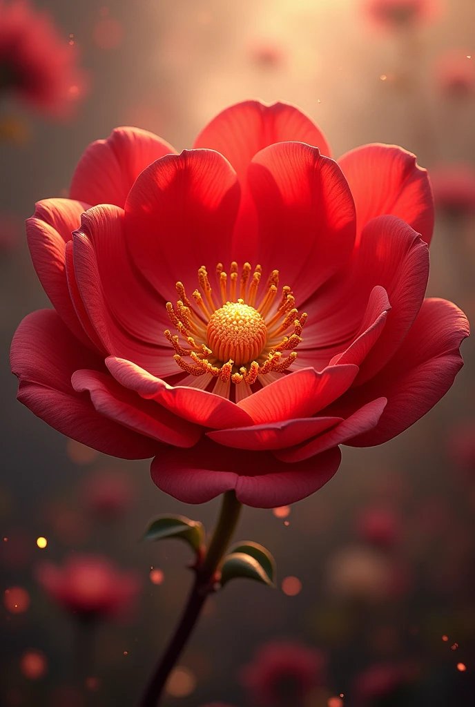 red perpetual flower