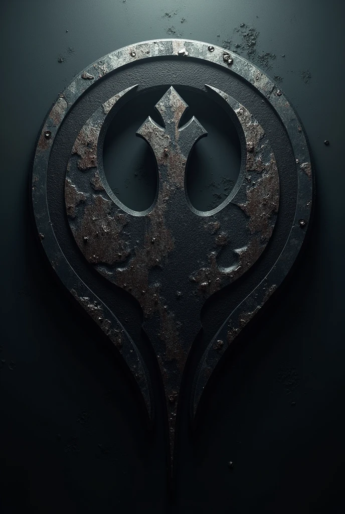 Create a 3d logo of dark side war